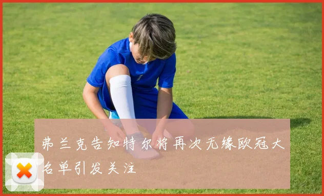 弗兰克告知特尔将再次无缘欧冠大名单引发关注