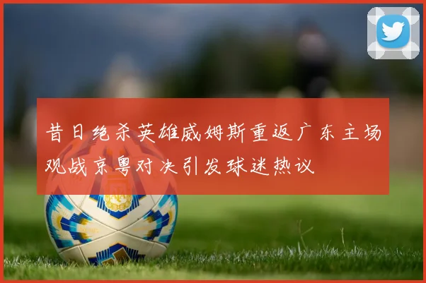 昔日绝杀英雄威姆斯重返广东主场观战京粤对决引发球迷热议